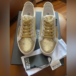 Versace Jeans Couture platform sneakers, sz 38